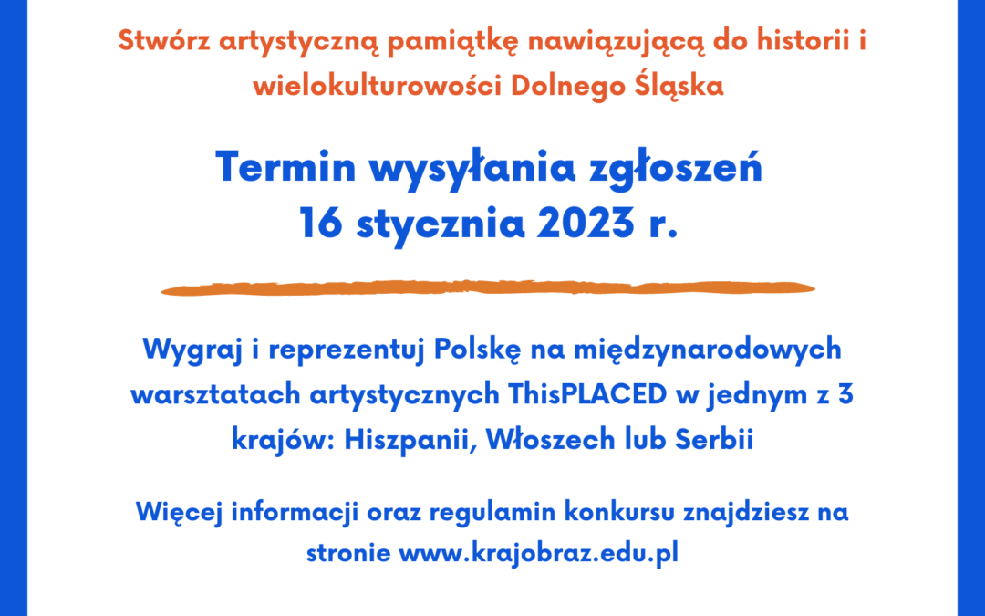 Zachęcamy do wzięcia udziału konkursie ThisPLACED!